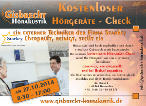 Gisbrecht Hörakustik - Starkey Servicetag 2014
